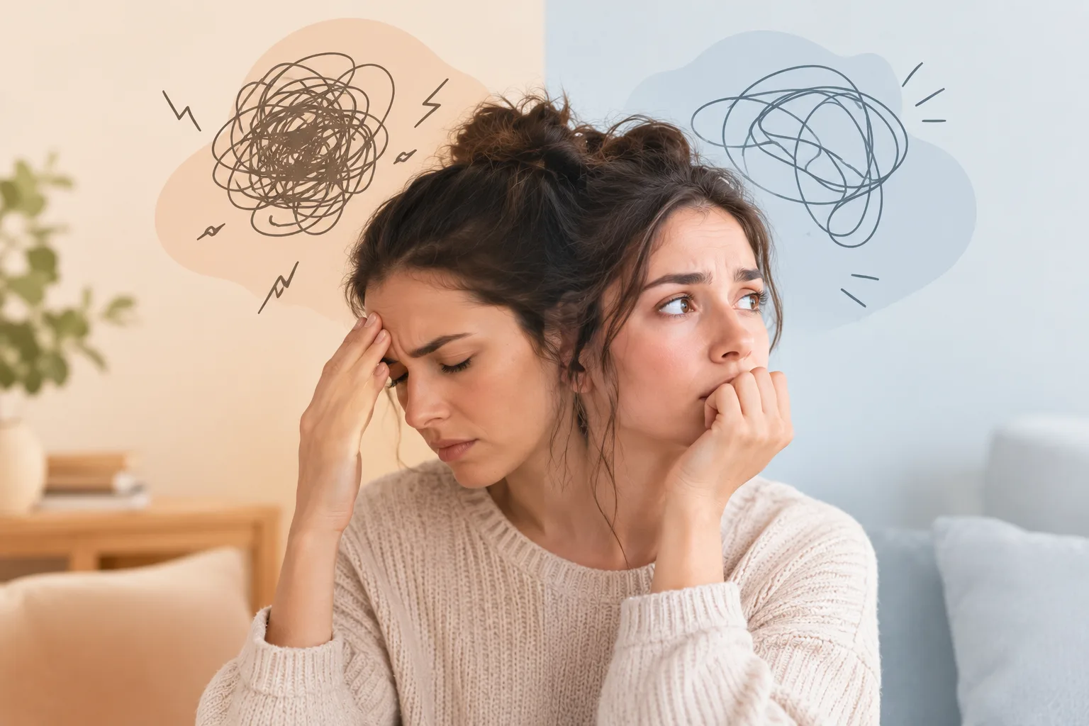 diferencia entre estrés y ansiedad